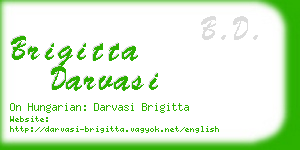 brigitta darvasi business card